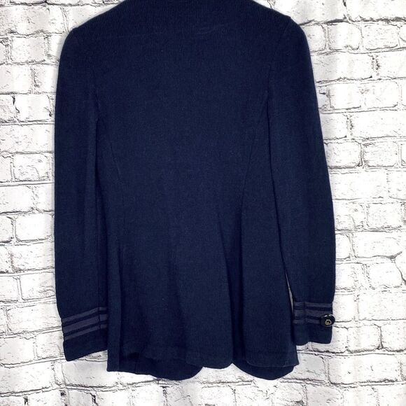 St. John Collection By Marie Gray Women's Classic Collarless One-button Blazer J - Picture 7 of 13